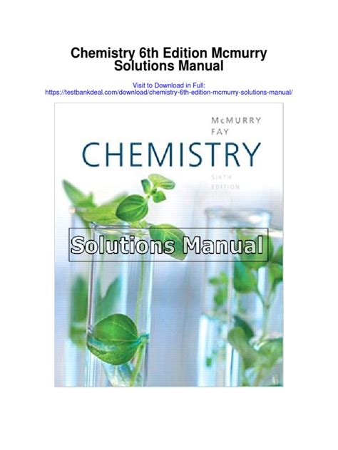 Mcmurry chemistry 6th edition manual de soluciones. - Atlas copco ga 75 compressor manual.